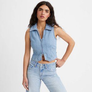 Levi's Lilou Denim Vest NWT - S